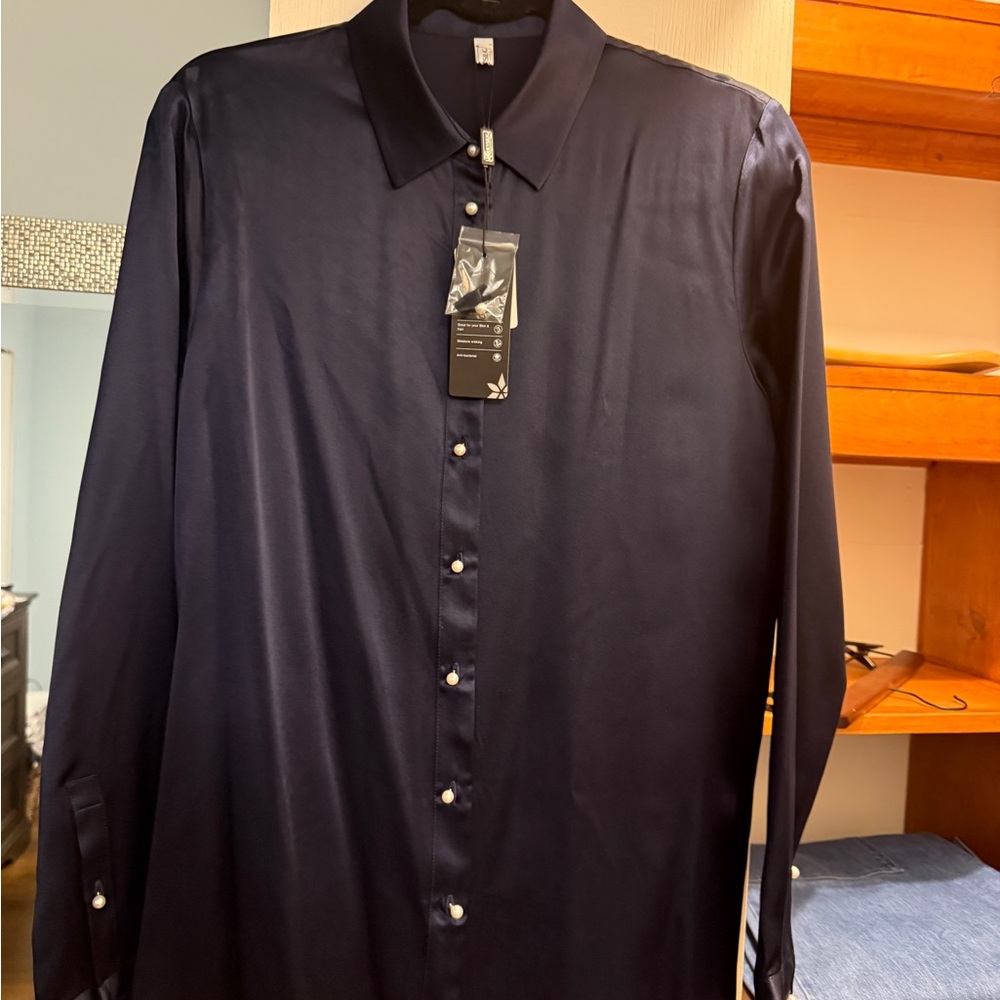 Satin Silk Women Shirt